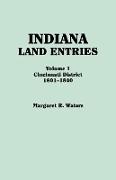 Indiana Land Entries. Volume I