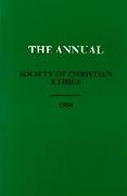 Annual of the Society of Christian Ethics 1986