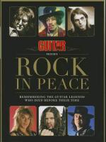 Guitar World Rock in Peace