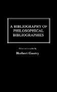 A Bibliography of Philosophical Bibliographies