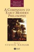 A Companion to Early Modern Philosophy