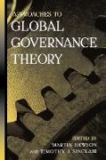 Approaches to Global Governance Theory