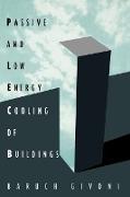 Passive Low Energy Cooling of Buildings