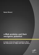v-Myb proteins and their oncogenic potential: A study on how two point mutations affect the interaction of v-Myb with other proteins