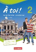 À toi !, Vier- und fünfbändige Ausgabe, Band 2, Carnet d'activités mit Audios online und CD-Extra - Lehrerfassung, CD-ROM und CD auf einem Datenträger
