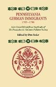 Pennsylvania German Immigrants, 1709-1786. Lists Consolidated from Yearbooks of the Pennsylvania German Folklore Society