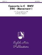 Concerto in C, Bwv 594 (Movement I): Part(s)