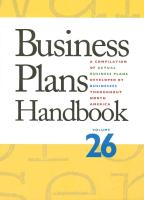 Business Plans Handbook