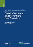 Obesity Treatment and Prevention: New Directions