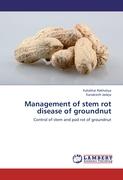 Management of stem rot disease of groundnut