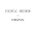 Colonial Records of Virginia