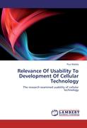 Relevance Of Usability To Development Of Cellular Technology