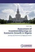 Assessment of Investment&Savings on Economic Growth in Nigeria