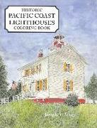 Pacific Coast Lighthouses Coloring Book