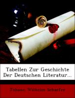 Tabellen zur Geschichte der deutschen Literatur