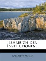 Lehrbuch der Institutionen