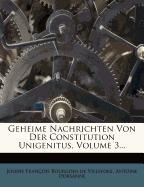 Geheime Nachrichten von der Constitution Unigenitus, Dritter Theil