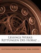 Lessings Werke, Achter Band