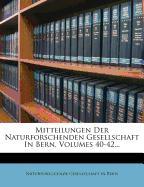 Mitteilungen der naturforschenden Gesellschaft in Bern aus dem Jahre 1850