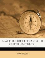 Blätter für literarische Unterhaltung