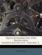 Quellensammlung der Badischen Landesgeschichte, zweiter Band