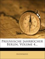 Preußische Jahrbücher, vierter Band