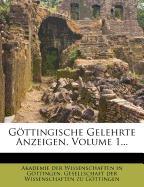 Göttingische gelehrte Anzeigen