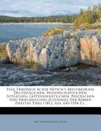 Paul Friedrich Achat Nitsch's Beschreibung des häuslichen, wissenschaftlichen, sittlichen, gottesdienstlichen, politischen und kriegerischen Zustandes der Römer