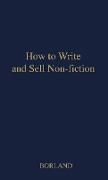 How to Write and Sell Non-Fiction