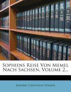 Sophiens Reise von Memel nach Sachsen, Zweiter Theil