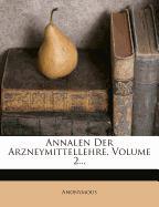 Annalen der Arzneymittellehre