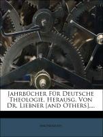 Jahrbücher für deutsche Theologie