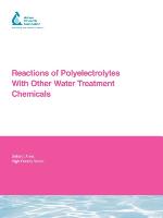 Reactions of Polyelectrolytes with Other Water Treatment Chemicals