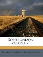 Sophronizon, zweiter Band, erstes Heft