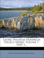 Georg Wilhelm Friedrich Hegel's Vorlesungen ueber die Naturphilosophie als der Encyclopaedie, zweiter Theil
