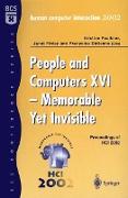 People and Computers XVI - Memorable Yet Invisible