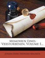 Memoiren Eines Verstorbenen, erster Theil