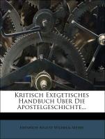 Kritisch exegetischer Handbuch über das Neue Testament