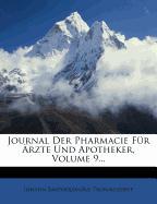 Journal der Pharmacie für Ärzte, Apotheker und Chemisten