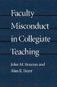 Faculty Misconduct in Collegiate Teaching