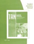 Student Solutions Manual for Tan's Applied Calculus for the Managerial, Life, and Social Sciences, 9th