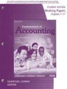 Fundamentals of Accounting, Working Papers: Chapters 1-17