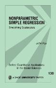 Nonparametric Simple Regression