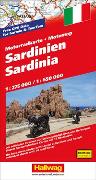 Sardinien MotoMap Motorradkarte 1:275 000 / 1:650 000