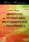 Urgencias en veterinaria : procedimientos y terapéutica