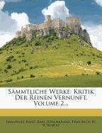 Immanuel Kant's Sämmtliche Werke: zweiter Theil