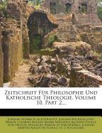 Zeitschrift für Philosophie und katholische Theologie