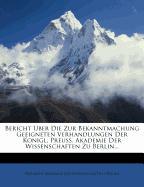 Register für die Monatsberichte der Königlichen Preuss. Akademie der Wissenschaften zu Berlin vom Jahre 1836 bis 1858