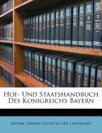 Hof- und Staatshandbuch des Konigreichs Bayern