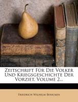 Zeitschrift für die Volker und Kriegsgeschichte der Vorziet, zweiter Band